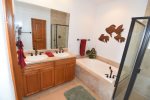 El Dorado Ranch san felipe baja resort villa 251 master bathroom shower and tub